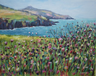 Meadow By the Sea
Acrylic on Canvas Board
SOLD £320.00